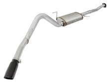 Load image into Gallery viewer, aFe MACHForce XP SS Exhaust 3in to 3.5in Cat-Back w/ Black Tip 15 Ford F-150 EcoBoost V6 2.7/3.5Ltt - 49-43068-B