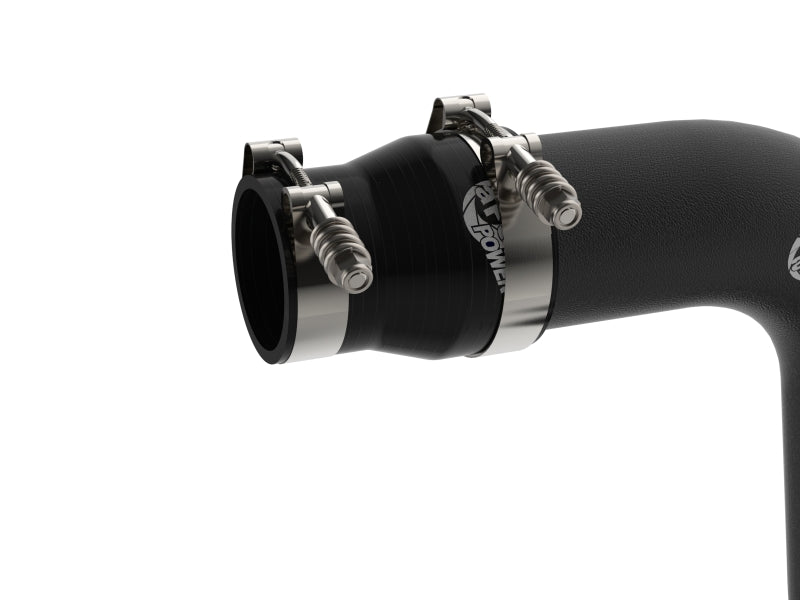 aFe 06-10 GM Diesel Trucks V8 6.6L BladeRunner Aluminum Hot & Cold Charge Pipe Kit - Black - 46-20054-B