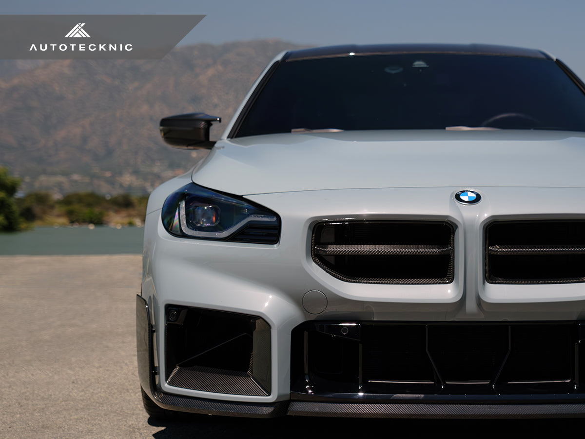 AutoTecknic Dry Carbon Motorsport Front Grille - BMW G87 M2