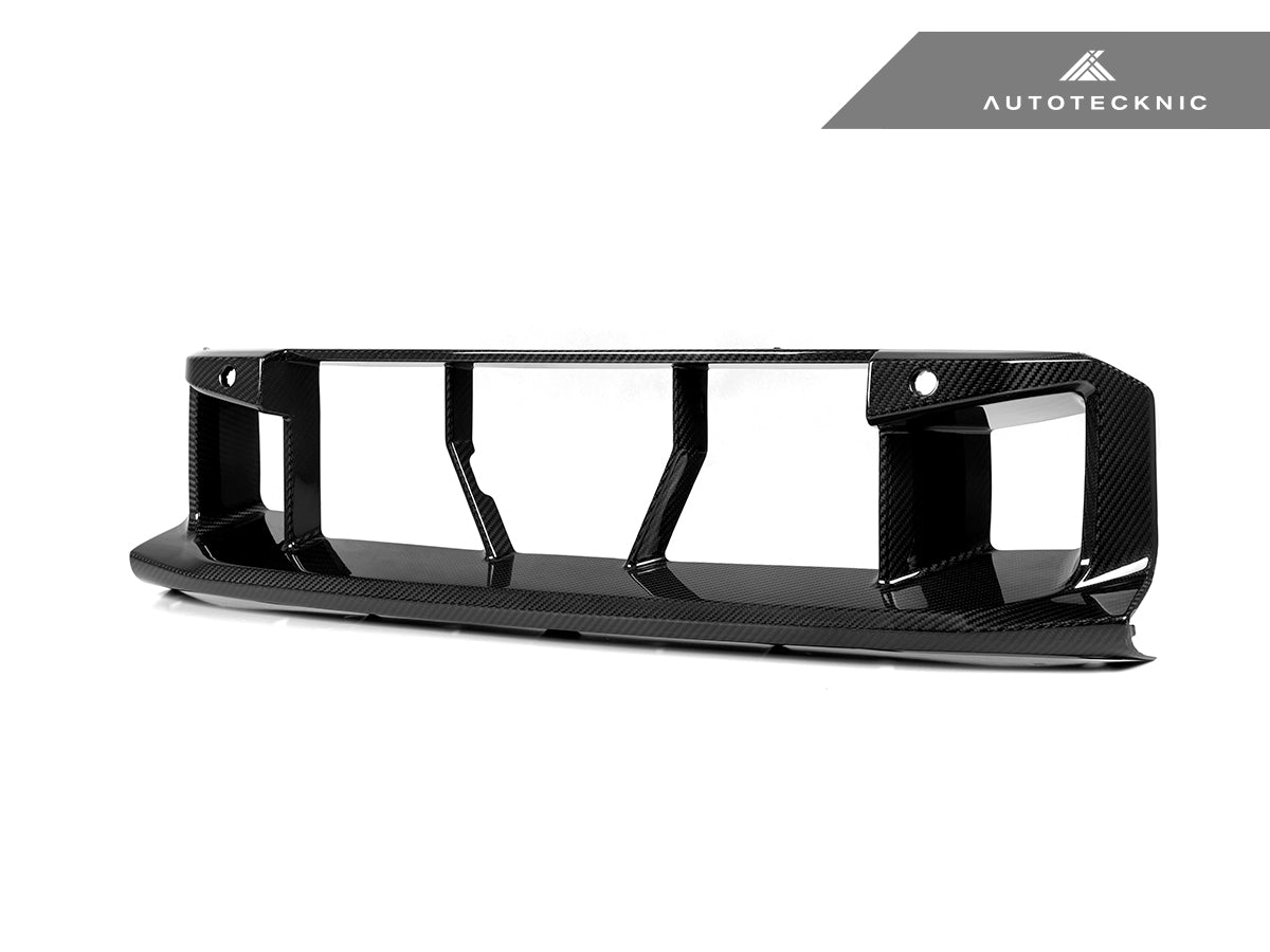 AutoTecknic Dry Carbon OEM-Spec Center Bumper Trim - BMW G87 M2