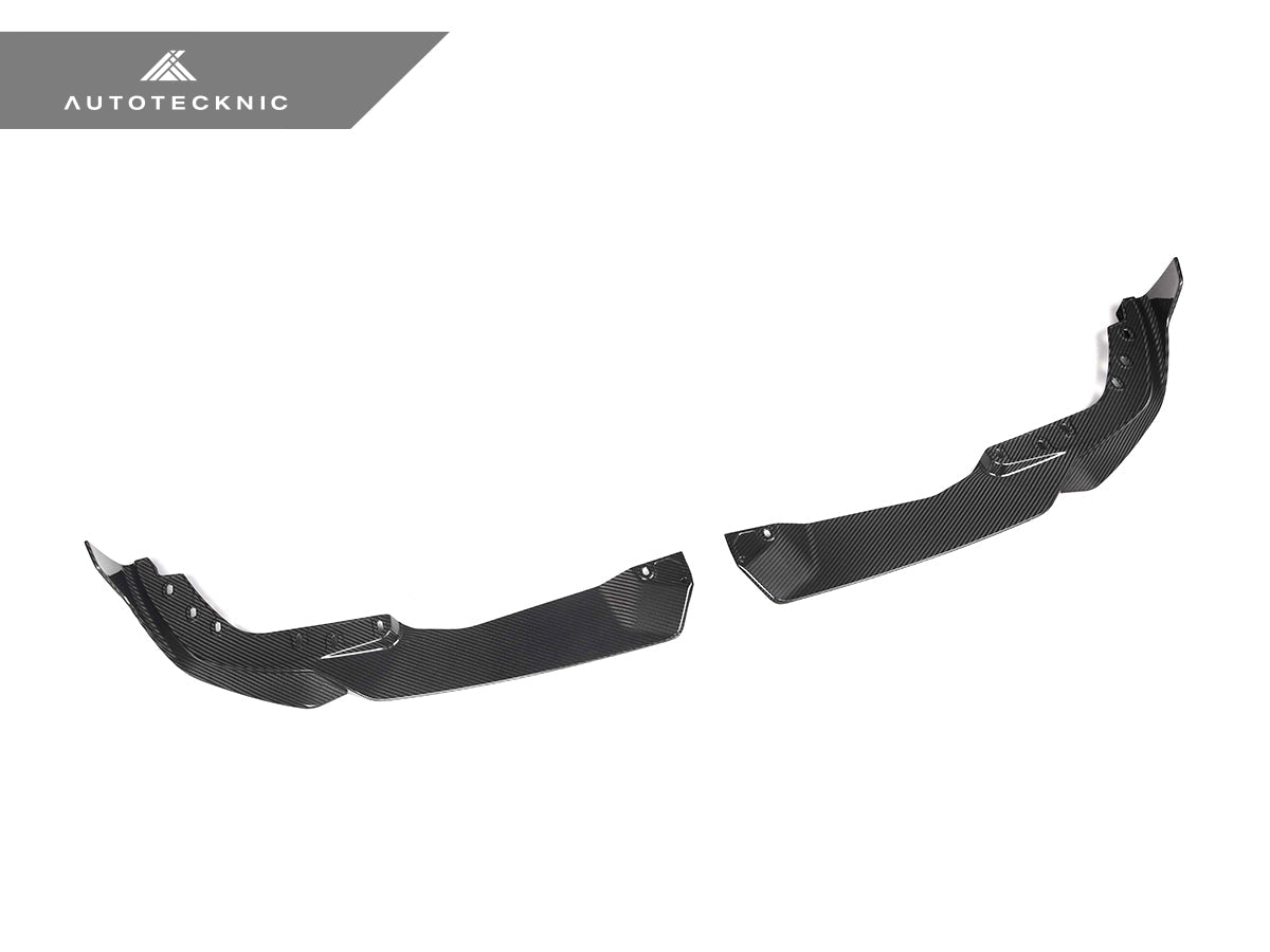 AutoTecknic Dry Carbon Performante Front Splitter Set - BMW G20 3-Series M-Sport LCI