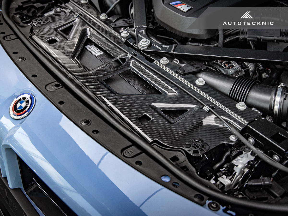 AutoTecknic Dry Carbon Fiber Cooling Shroud - BMW G87 M2