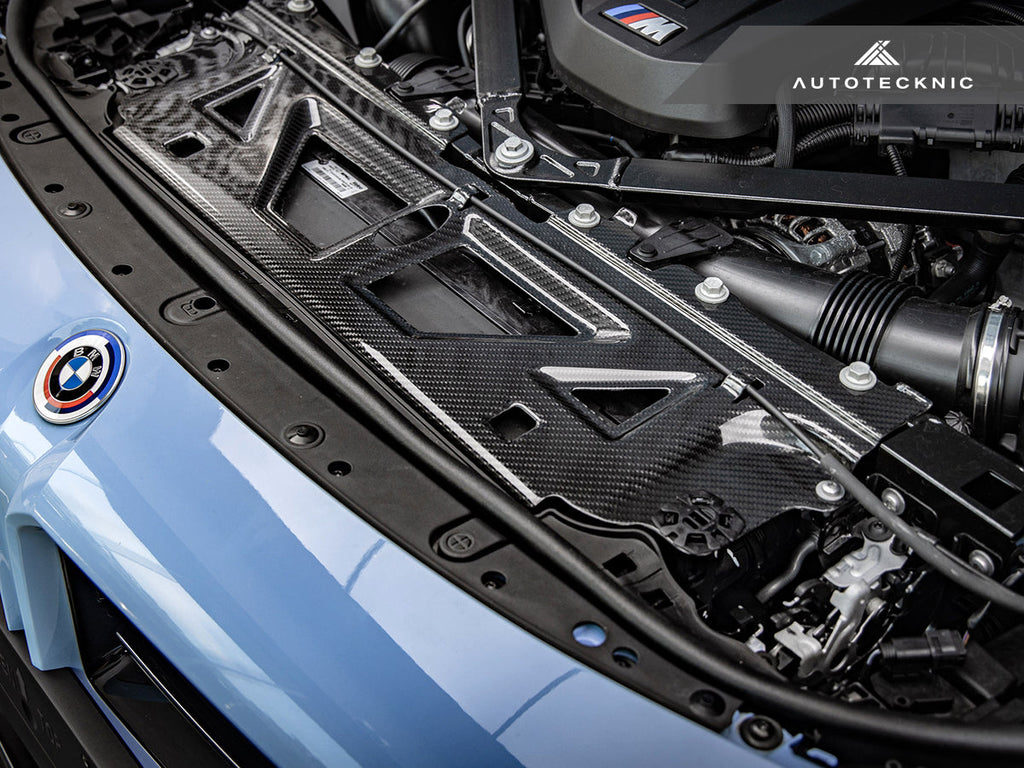 AutoTecknic Dry Carbon Fiber Cooling Shroud - BMW G87 M2