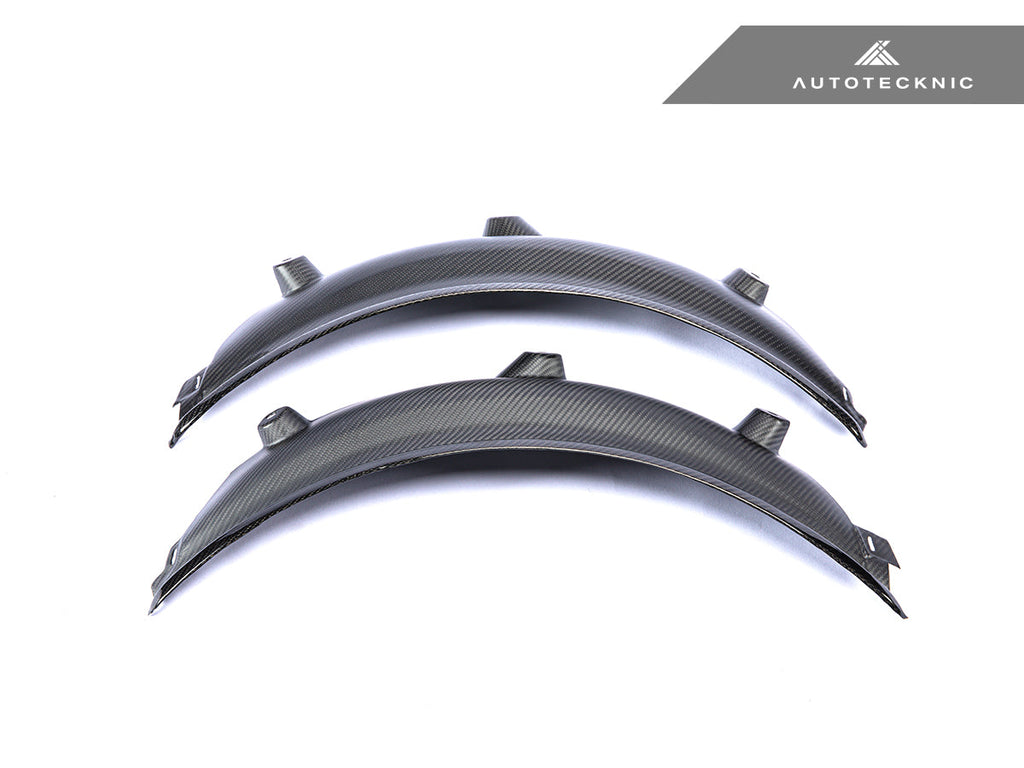 AutoTecknic Carbon Fiber Rear Wheel Arch Extension Set - BMW G80 M3