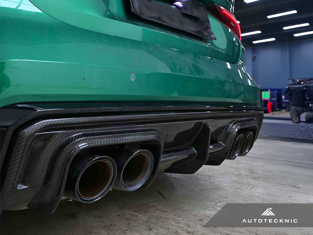 AutoTecknic Dry Carbon Versus Rear Diffuser - BMW G80/ G81 M3 | G82/ G83 M4