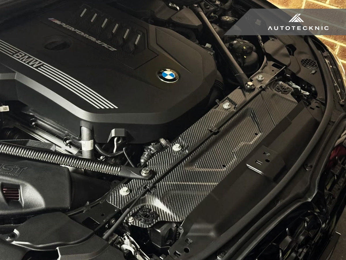 AutoTecknic Dry Carbon Fiber Cooling Shroud - BMW G42 2-Series