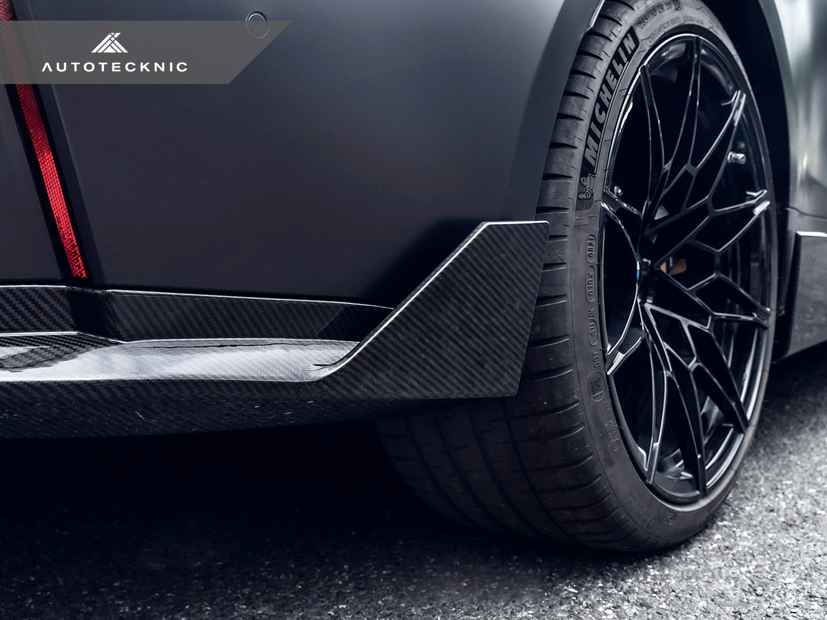 AutoTecknic Dry Carbon Performance Rear Splitter Set - BMW G80/ G81 M3 | G82/ G83 M4