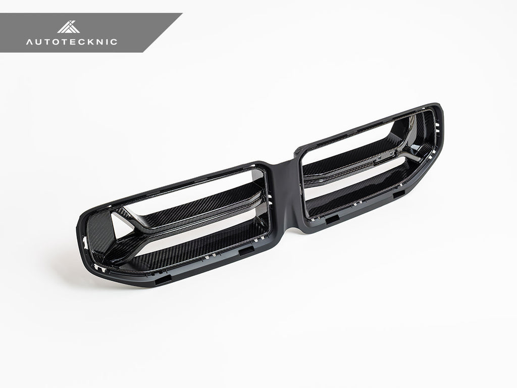 AutoTecknic Dry Carbon Corsa Front Grille - BMW G87 M2