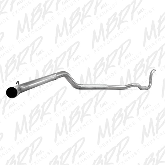 MBRP 88-93 Dodge 2500/3500 Cummins 4WD Turbo Back Single Side Exit No Muffler PLM Series Exhaust - S6150PLM