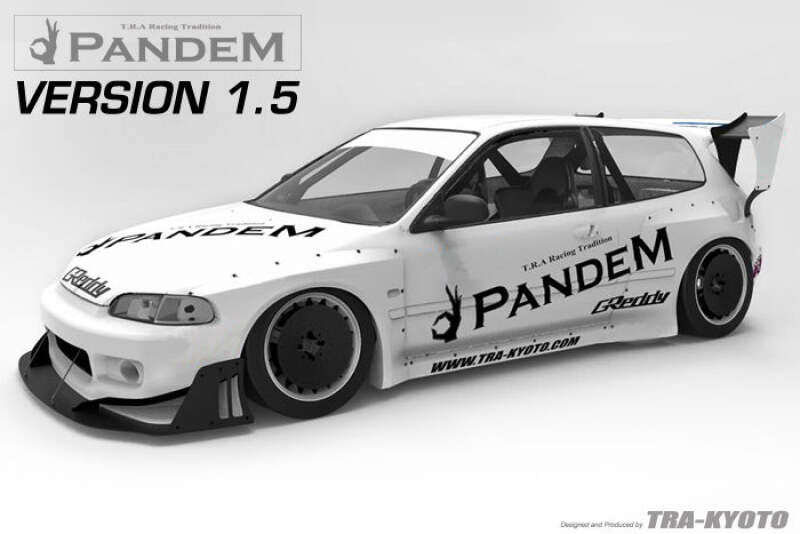 GReddy Pandem 92-98 Honda Civic Hatchback (EG) Rocket Bunny Full Wide-Body Aero Kit V1.5 - 17050120