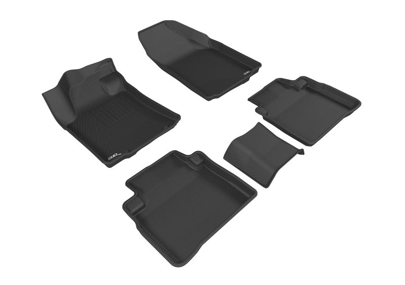 3D MAXpider 16-23 Nissan Maxima Kagu Black Full Set - L1NS08801509