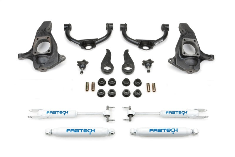 Fabtech 11-19 GM C/K2500HD/3500HD 4in Ultimate System w/Perf. Shocks - FTS21108