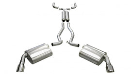 Corsa 2010-2015 Chevrolet Camaro Coupe SS 6.2L V8 Auto Polished Sport Cat-Back + XO Exhaust - 14952
