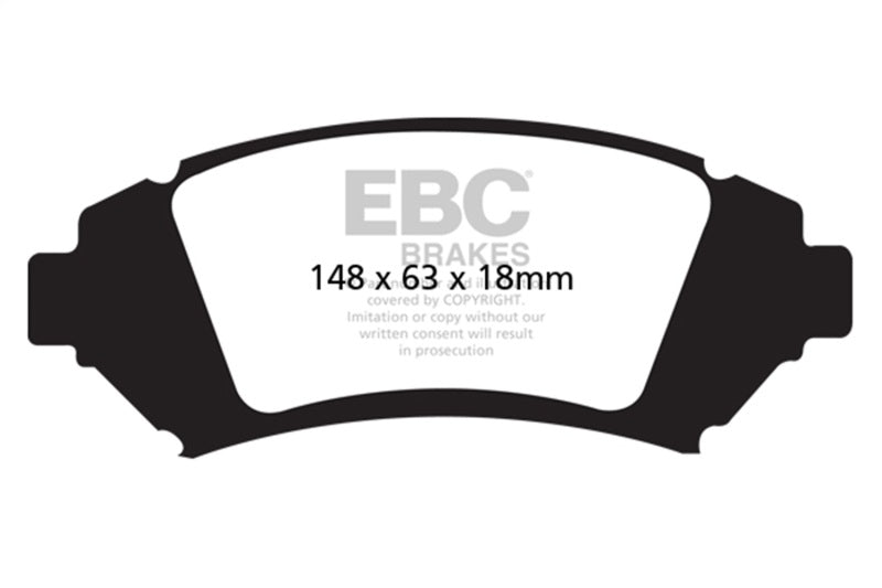 EBC 05 Buick Le Sabre (FWD) 3.8 (16in Wheels) Redstuff Front Brake Pads - DP31728C