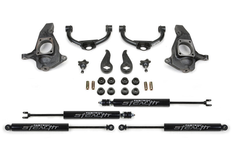 Fabtech 11-19 GM C/K2500HD/3500HD 4in Ultimate System w/Stealth Shocks - FTS21184