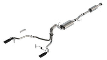 Load image into Gallery viewer, Borla F-150 2021 3.3L CC SB EC STB XL/XLT/Lariat/KR/Plnm/LTD 3/2.25 SRE Cat-Back ATAK Black CHR Tips - 140879BC