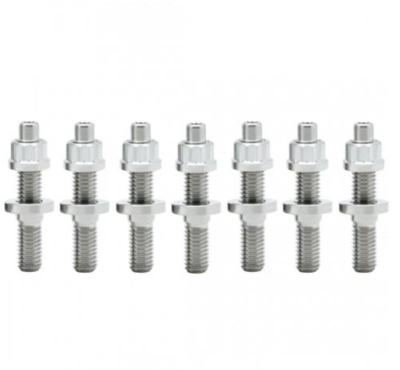 BLOX Racing SUS303 Stainless Steel Exhaust Manifold Stud Kit M8 x 1.25mm 45mm in Length - 7-piece - BXFL-00307-7