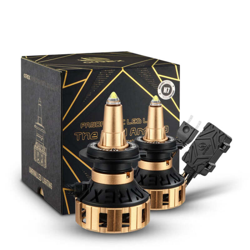 AlphaRex Gold Ammo Panoramic LED Light Bulbs - H11 - 110012