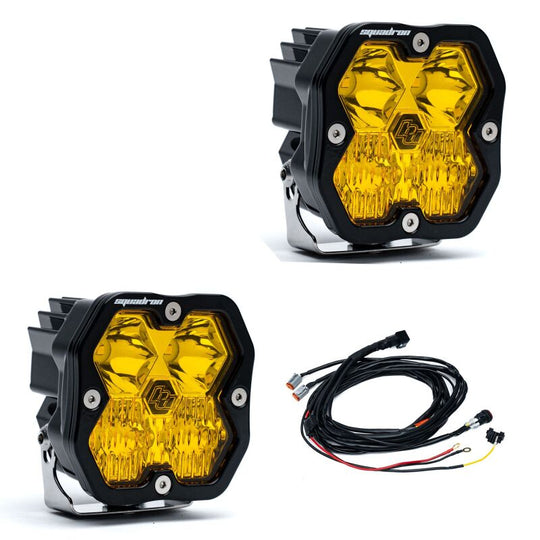 Baja Designs Squadron 2.0 Sport LED Driving/Combo (Pair) - Baja Amber - 5578132