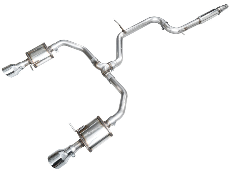 AWE Tuning 22-25 Volkswagen Jetta GLI Touring Edition Exhaust - Chrome Silver Tips - 3015-32275