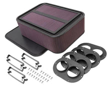 Load image into Gallery viewer, K&amp;N Custom Racing Assembly Generation 2 Carbon Fiber Air Box - Large w/ 2.75in Air Horn - 100-8559