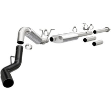 Load image into Gallery viewer, MagnaFlow 11-19 GM 2500/3500 6.0L 4in Single Passenger Side Rear Exit Cat-Back Exhaust w/Black Tips - 19376