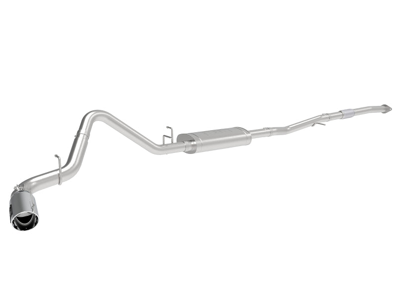 aFe Apollo GT Series 19-20 GM 1500 2.7L (t) 409 SS CB Exhaust System w/Polished Tip - 49-44108-P