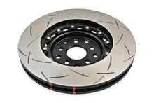 Load image into Gallery viewer, DBA 04-07 STi/2017 BRZ w/Perf. Pkg. 10 Hole Front Slotted 5000 Series 2/PC Rotor Assembled w/Blk Hat - DBA5654BLKS-10