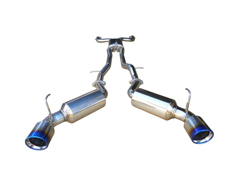 Injen 08-13 Infiniti G37 V6 3.7L RWD Coupe Only 76mm Stainless Steel Exhaust w/ Titanium Tips - SES1997TT