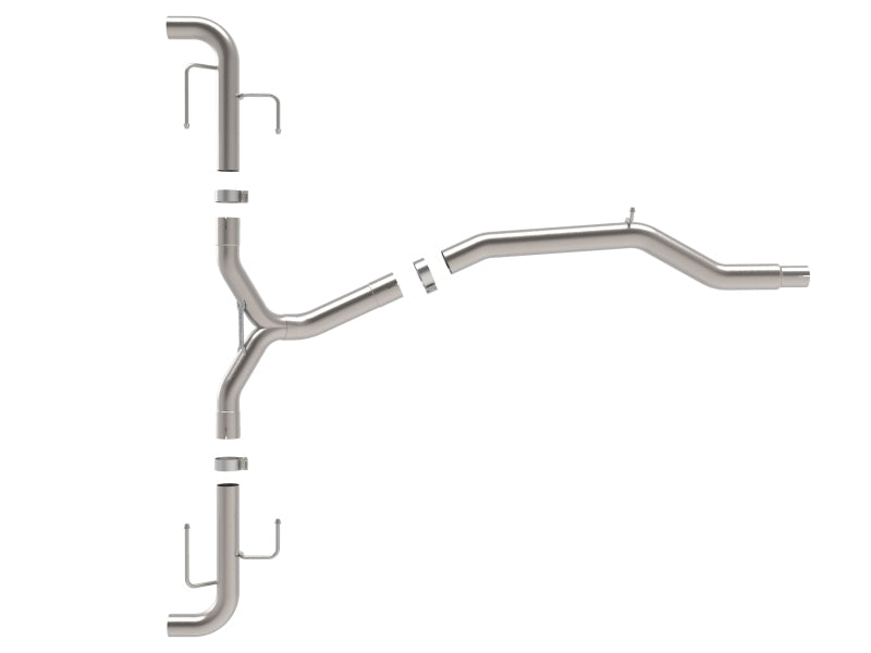 aFe MACH Force-Xp 3in to 2-1/2in Stainless Axle-Back Exhaust System Alfa Romeo Stelvio 17-26 L4-2.0L - 49-36906