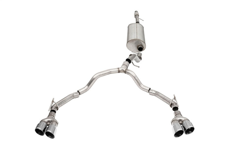 Corsa 2021-2025 GM Tahoe/Yukon 5.3L 3in. Catback Exhaust - Twin 4in. Exhaust - 21127