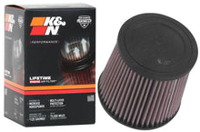Load image into Gallery viewer, K&amp;N Universal Air Filter 4in Flange / 5-3/8 in Base / 4-1/2in Top / 5in Height - RU-3600