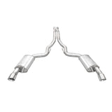 Stainless Works 2024 Mustang GT Catback Dual Tips Legend Sound X-Pipe Performance Connect Exhaust - M24CBXPCL