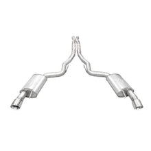 Load image into Gallery viewer, Stainless Works 2024 Mustang GT Catback Dual Tips Redline Sound X-Pipe Factory Connect Exhaust - M24CBXFCR
