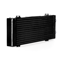 Load image into Gallery viewer, Mishimoto Universal Medium Bar and Plate Dual Pass Black Oil Cooler - MMOC-DP-MBK