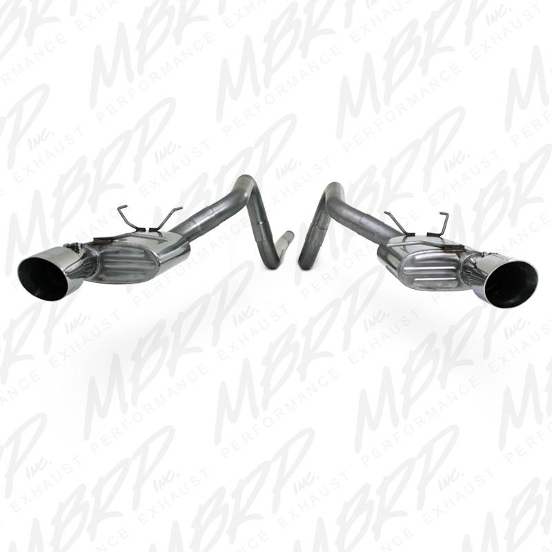 MBRP 11-12 Ford Shelby GT 500 T304 3in Cat Back Dual Split Rear Race Version 4.5in Tips - S7260304