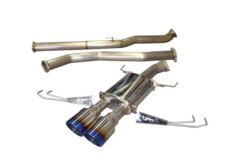 Injen 17-19 Honda Civic Type-R 3in SS Cat-Back Exhaust w/ Dual Burnt Titanium Tips - SES1582TT