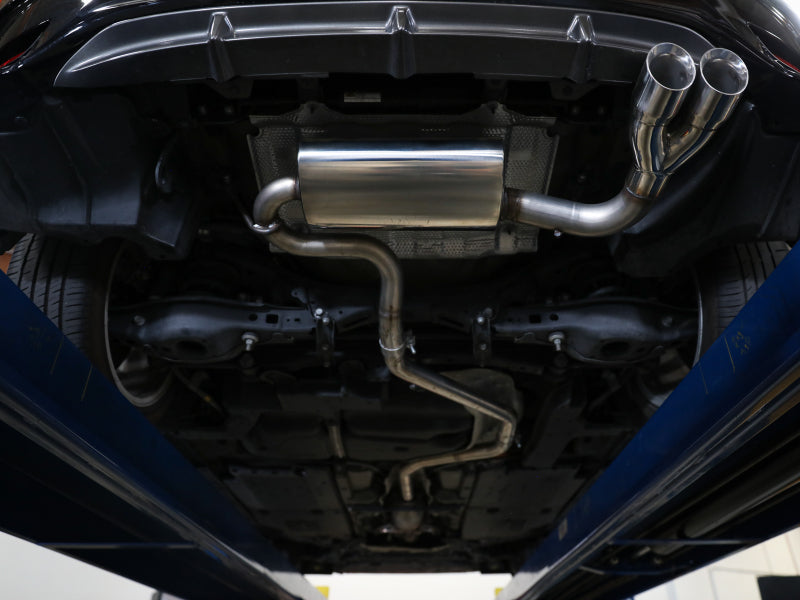 aFe POWER Takeda 2in to 2-1 304 SS Cat-Back Exhaust w/ Black Tips 11-17 Lexus CT200h 1.8L - 49-36047-B