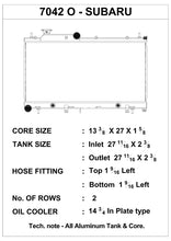 Load image into Gallery viewer, CSF 08-15 Subaru WRX/STI 2-Row Radiator w/Built-In Oil Cooler - 7042O