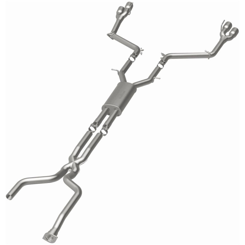 MagnaFlow CatBack 16-19 Cadillac CT6 V6 3.0L Street Series 2.5in Pipe Dia Polished Tips - 19301