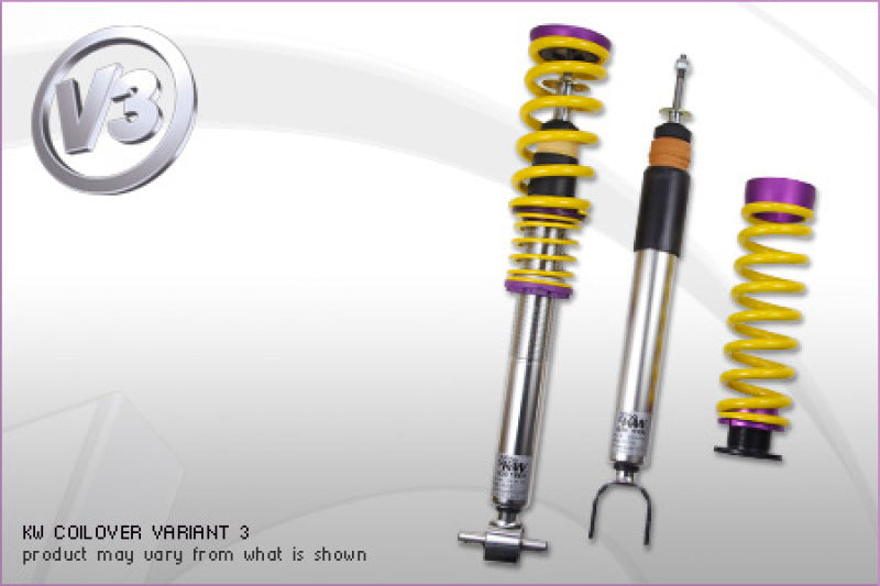 KW Coilover Kit V3 Porsche 911 (997) GT2 w/ PASM (Must Deactivate PASM) - 35271036