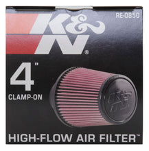 Load image into Gallery viewer, K&amp;N Universal Air Filter (4in. Flange / 6in. Base OD / 4-5/8in. Top OD / 6in. Height) - RE-0850