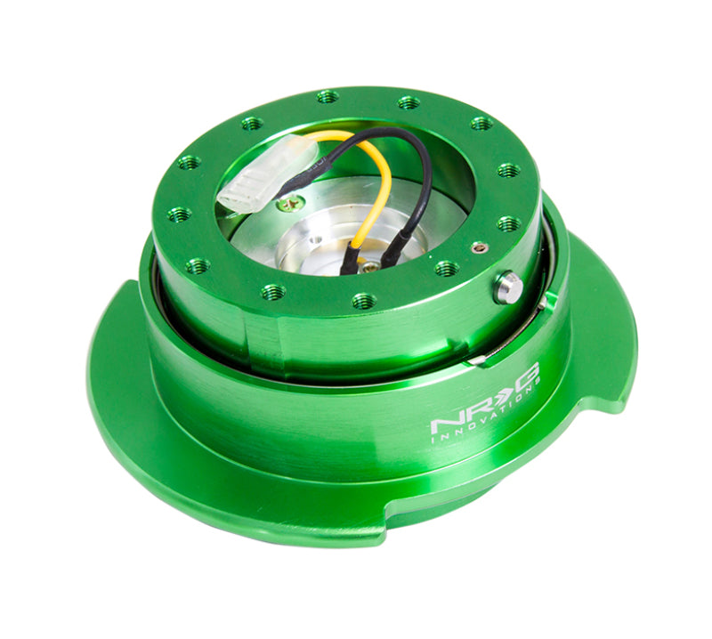 NRG Quick Release Kit Gen 2.5 - Green Body / Titanium Chrome Ring - SRK-250GN