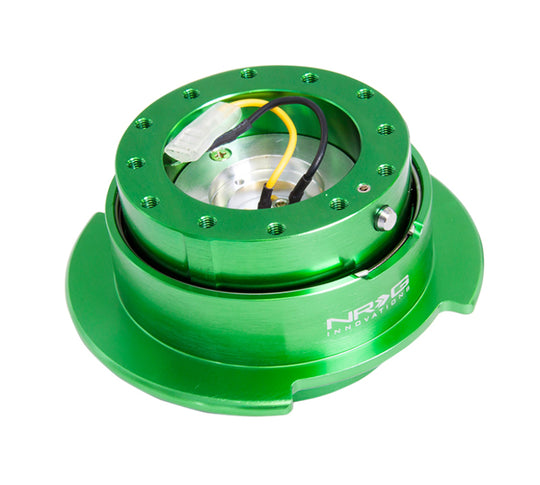 NRG Quick Release Kit Gen 2.5 - Green Body / Titanium Chrome Ring - SRK-250GN