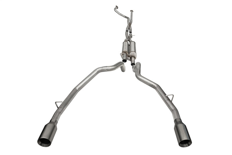 Corsa 2021-2024 Dodge Ram TRX Crew Cab Xtreme Catback Exhaust Dual Rear Gunmetal Tip - 21189GNM