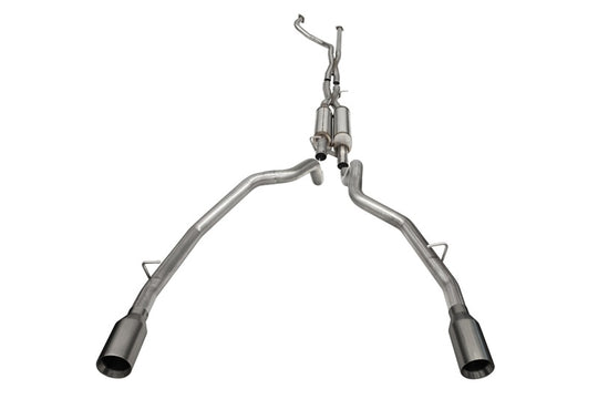 Corsa 2021-2024 Dodge Ram TRX Crew Cab Xtreme Catback Exhaust Dual Rear Gunmetal Tip - 21189GNM