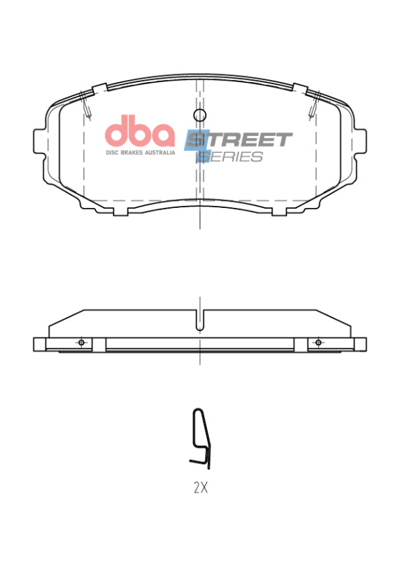 DBA 2018+ Mitsubishi Eclipse Cross Street Series Front Brake Pads - DB15252SS