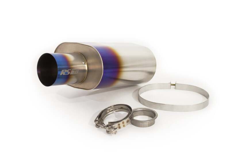 GReddy Universal 3.0in RS-Ti Oval Titanium Muffler - 11003530
