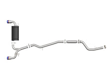 Load image into Gallery viewer, aFe POWER Takeda 2020 Toyota Supra L6-3.0L (t) 3in-2.5in 304 SS CB Exhaust Blue Flame Tips - 49-36043-L