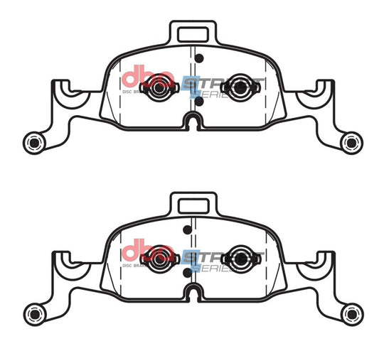 DBA 17-19 Audi A4 Street Series Front Brake Pads - DB15060SS